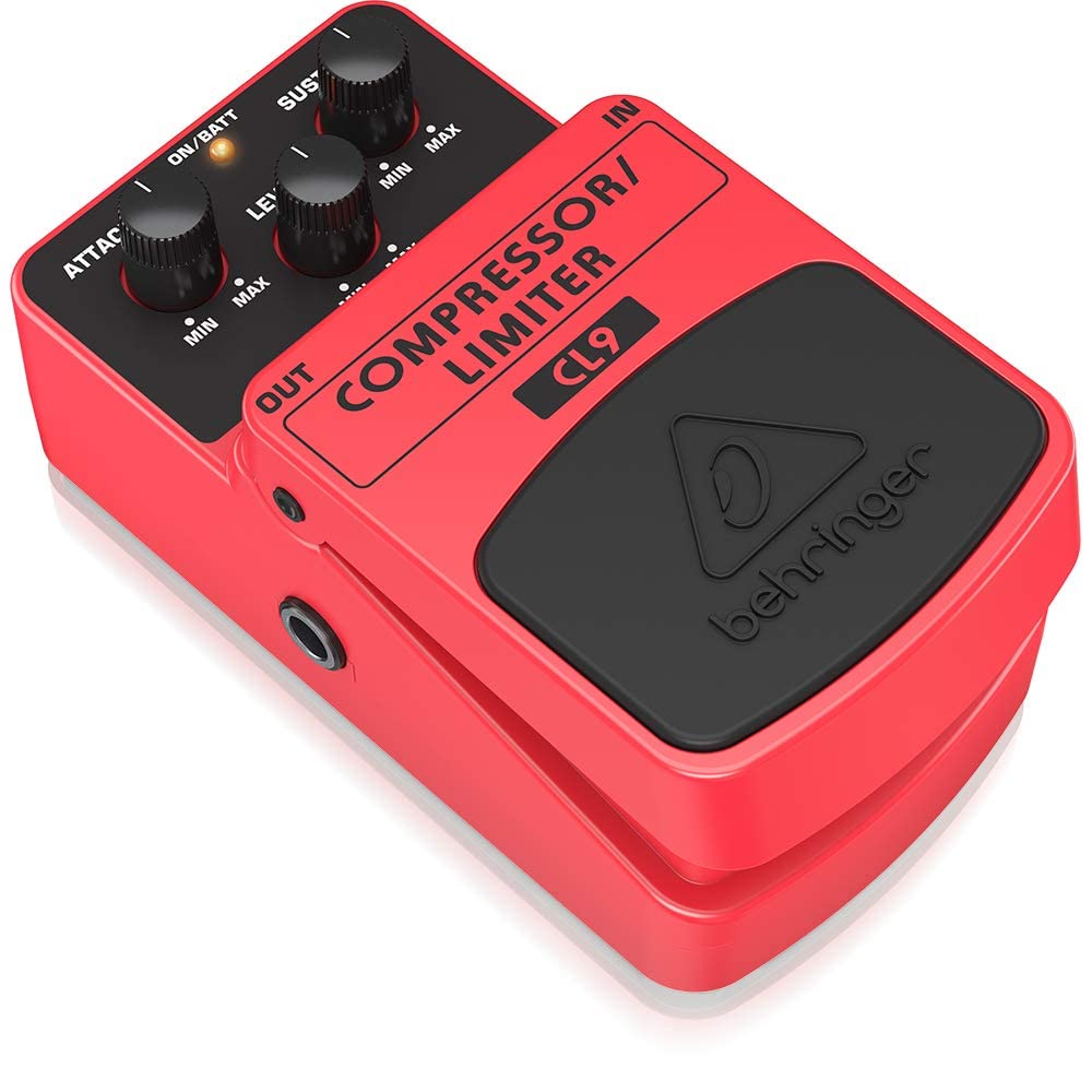 Behringer CL9 CompressorLimiter Guitar Effect Pedal, Orange