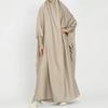 South East Asia Women's Solid Color Hooded Large Size Loose Dress Malay Style Clothing Long Skirt