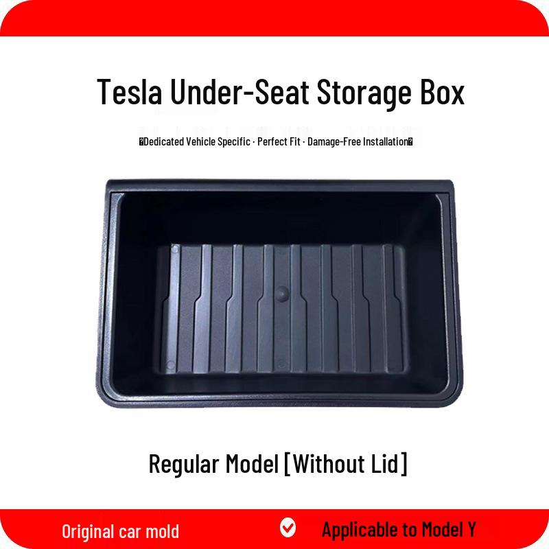 

Ящик для зберігання під сидінням Tesla Model Y: Водонепроникний та легкий у чищенні (Моделі 2019-2024 років)