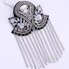 1Pc Comfortable Performance Diamond Chain Stage Tassel Shoulder Dress Lightweight Visual Effects Polyester Decoration