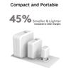 2 Pack 20W PD USB-C Wall Charger, Fast Charging Adapter for Smartphones Tablets Earbuds