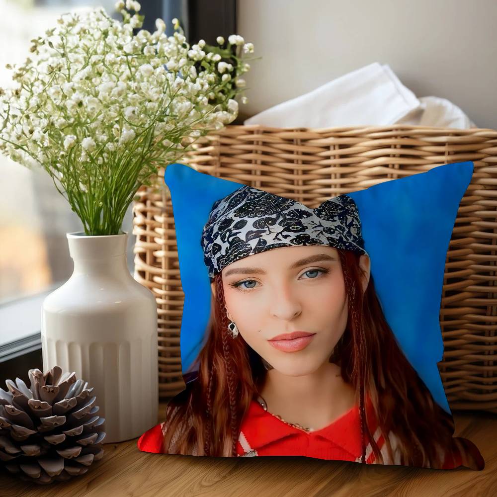 Singer Young M-MikoS Pillow Anime Pillow Sofa Bed Head Pillow Cover Cushion Cover 45x45 Cm Fashion