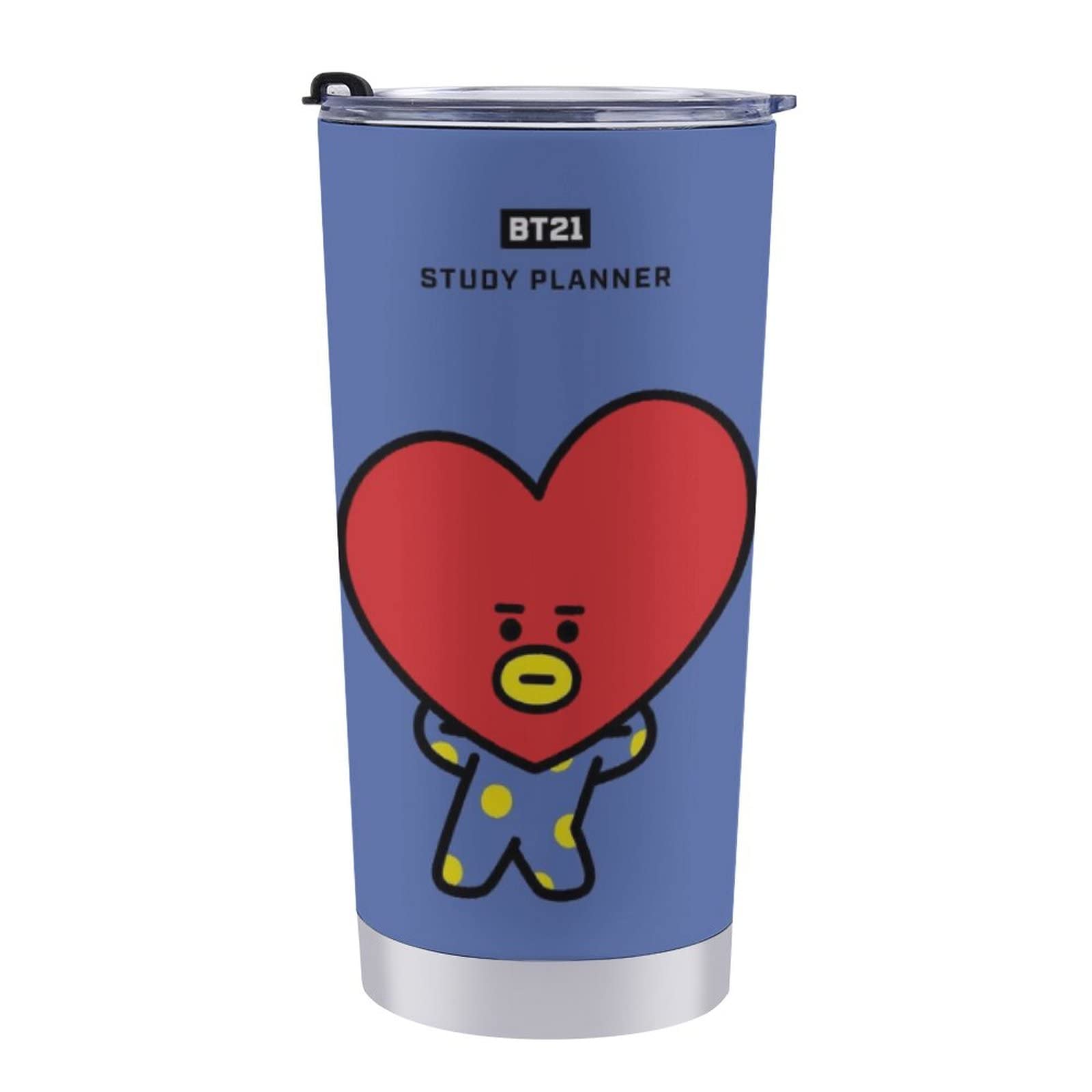 

Кружка для воды из нержавеющей стали Bt21 с вакуумной изоляцией, с двойными стенками, термос, SUS304, пищевая нержавеющая сталь, 600 мл, кофейная кружка с крышкой, для холодных и горячих напитков