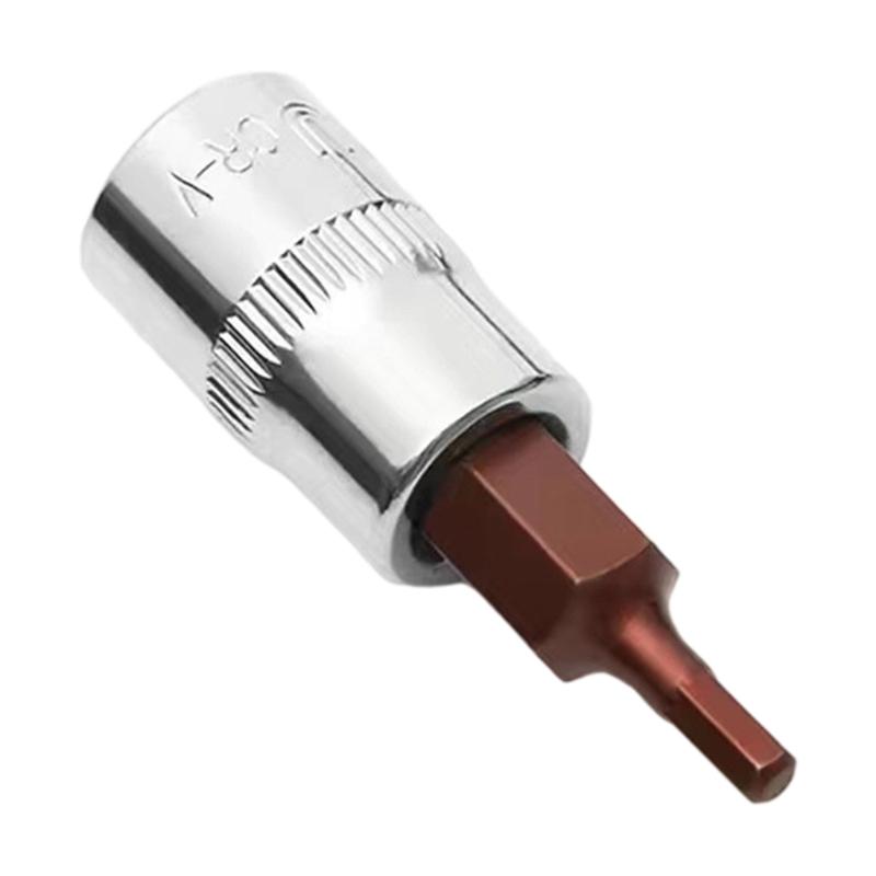 Ratchet Wrench Socket Set 1/4" Hexagonal Drive Screwdriver Bit Repair Hand Tool Socket Wrench Adapter