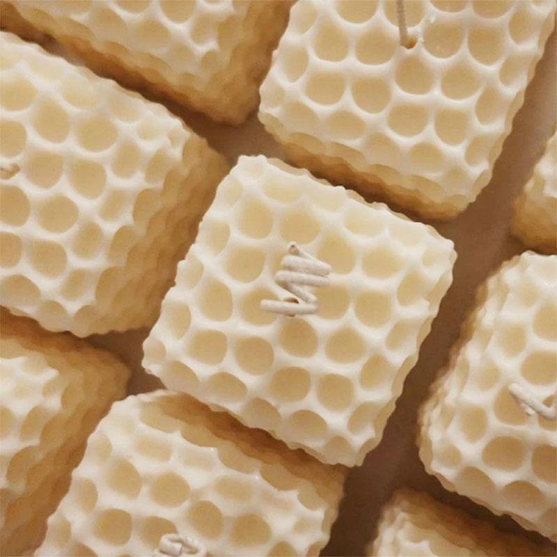 Čtvercová voštinová forma na svíčku mýdlo na aromaterapii svíčka na formu na výrobu vosku DIY