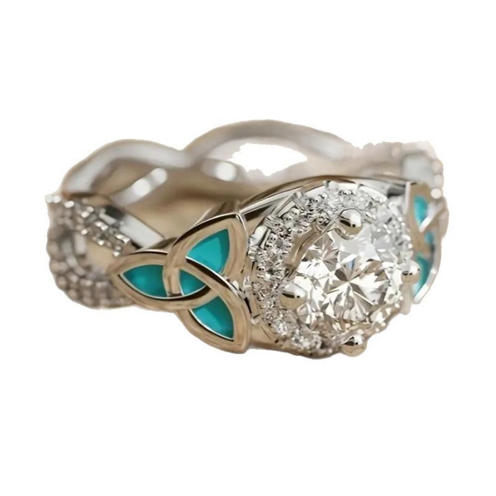 Luxury European and American New Ring Women's Ring Retro Exaggerated Simple Personality Women's Drip Ring Factory