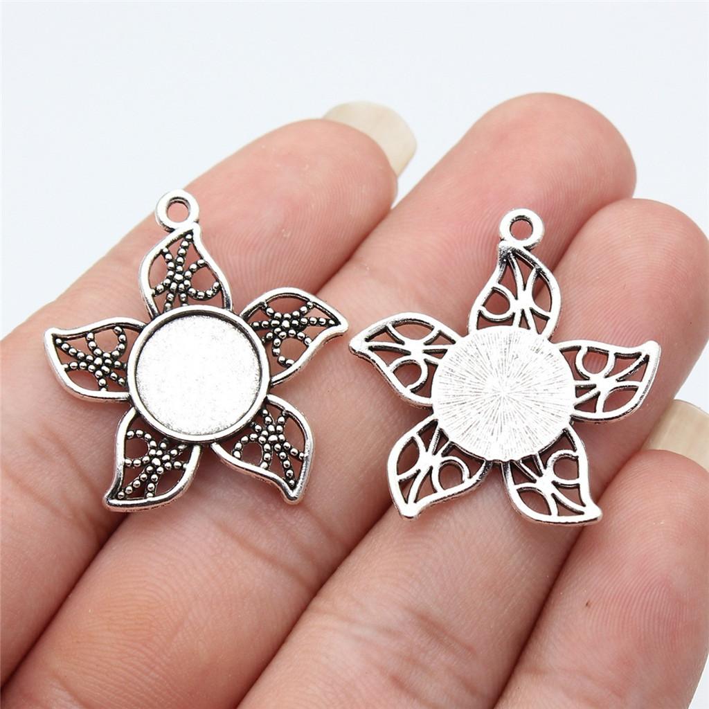 Accessories Parts Fit Round 8-15Mm Glass Cabochon Base Setting Tray Wedding Jewelry Findings QA016