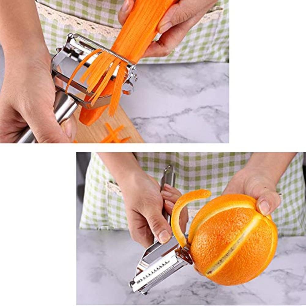 Stainless Double Sided Blade Multi-functional Peeler Vegetable Peeler Double Planing Grater Kitchen Accessories Cooking Tools
