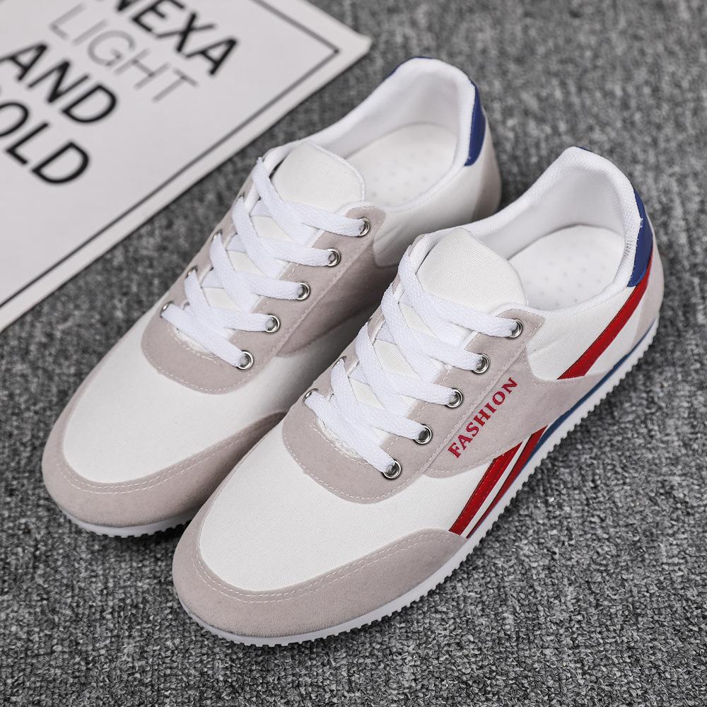 Spring and Autumn new sports and leisure shoes personalized breathable canvas non-slip board shoes