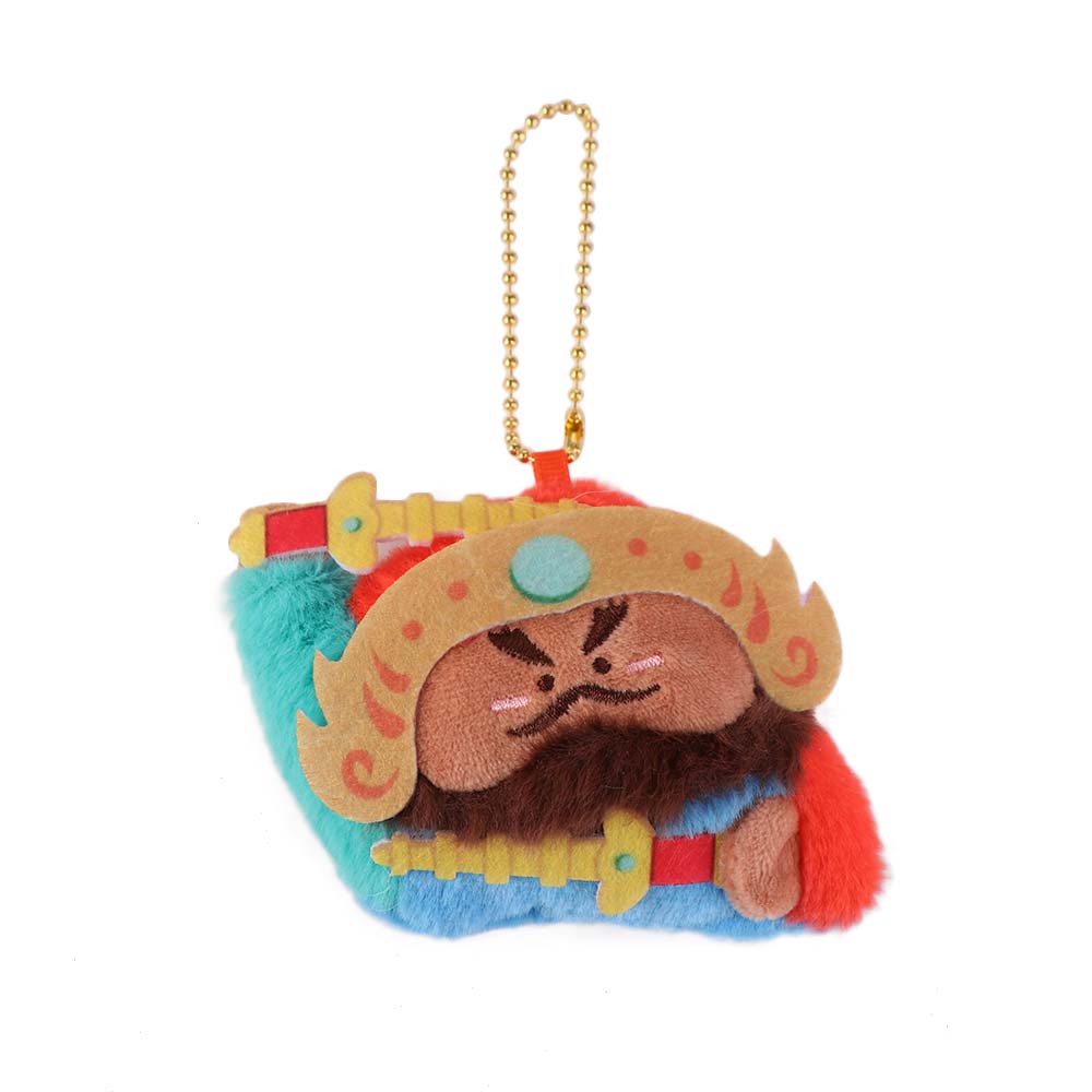 12pcs/set Yuchi Gong Chinese God Fridge Magnet Guanyin Plush God of Longevity Pendant  Bag Hanging