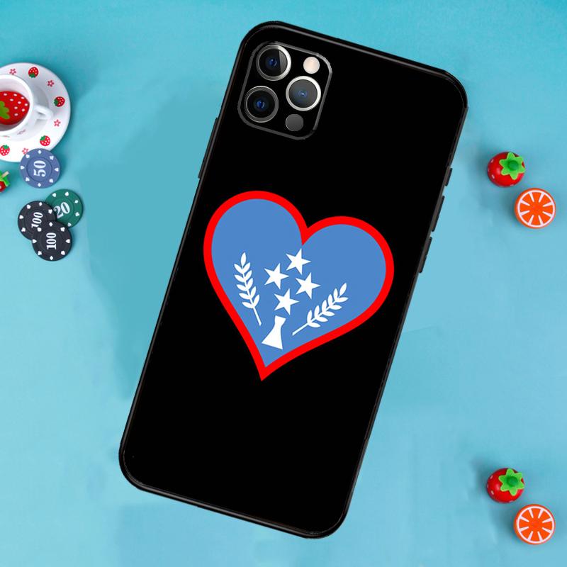 Kosrae Flag Phone Case For iPhone 17 Air 16 15 14 13 12 11 Pro Max 12 13 mini 15 16 Plus 16e Cover Funda