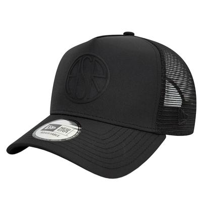 New Era E-Frame AS Roma Trucker Cap, Unisex Black Cap