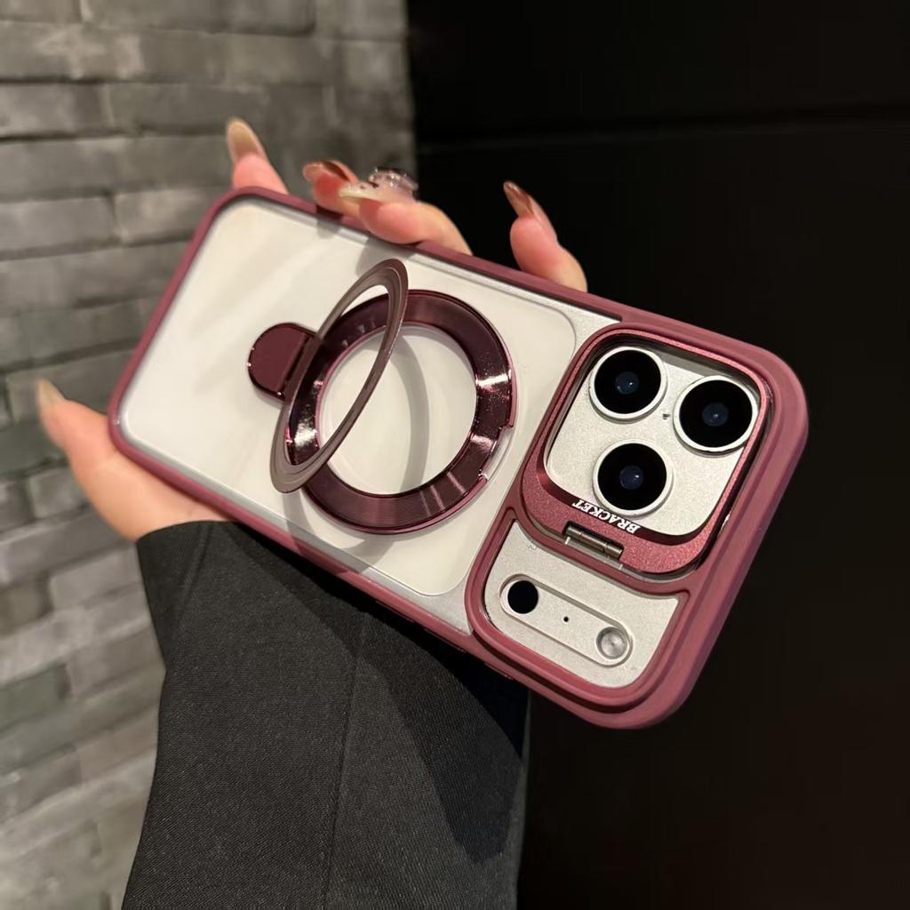17 Applicable to iPhone16proU7 integrated double bracket Apple 15 mobile phone case 14 anti-drop 13 protective case 12/11