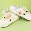 1Set Hole Shoes Summer Shoe Starfish Pearl Shell Decorative Buckle Accessories Removable Diy Decor Gift