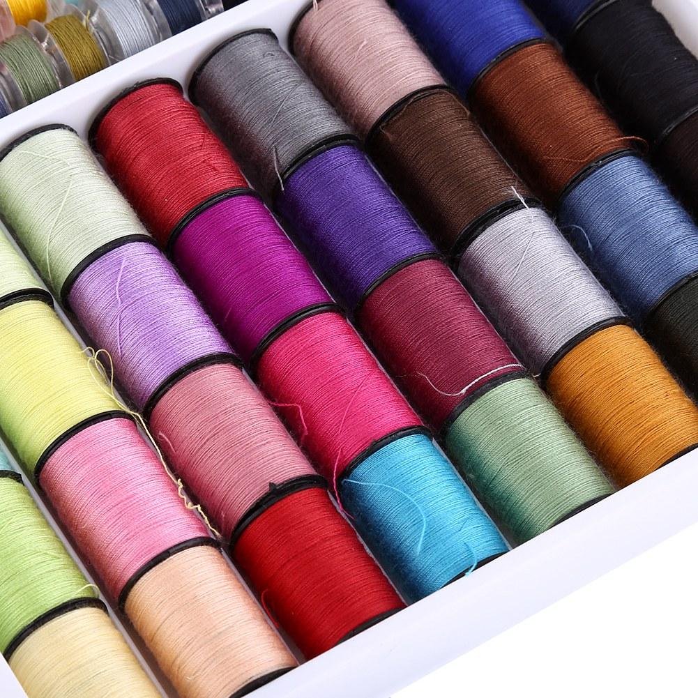 Sewing Kit Measure Tap Scissors Thimble Thread Needle Set Home Use Tools