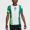 Nike Okrągły Dekolt Sportowa Koszulka Piłkarska Wersja Zawodnika AU Sezon 20 Reprezentacja Nigerii Domowa Koszulka Piłkarska Męskie koszulki Biała CT4219-100