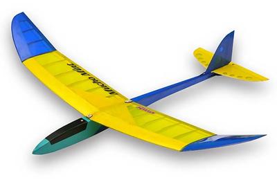 OK Mokei PILOT Mucho Mint Kit de Balsa Planeador con Timón 12174 (0,86m)