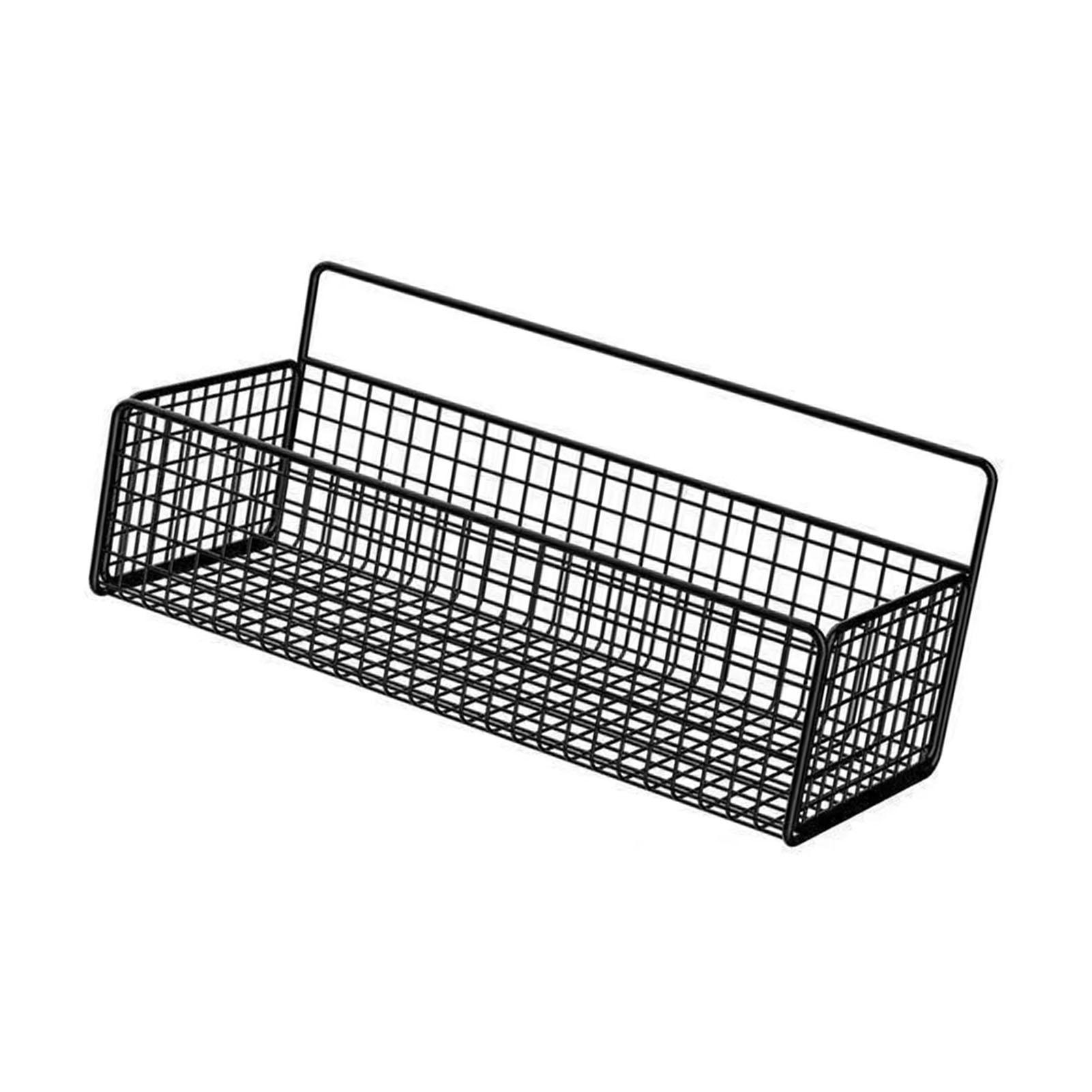 Настенная стойка для хранения вещей многофункциональная переносная из железной проволоки корзина для ванной комнаты и кухни 678₽