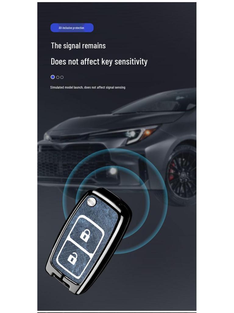 Zinc Alloy Key Shell Covers for Chery, Tiggo 8, 7 Plus - Full Coverage, 5x Anti-Drop Protection