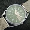 AUTOMATIC VINTAGE REFURBISHED SEIKO 5 6309A JAPAN MENS GREEN WATCH a441705-1 Sk-a441705