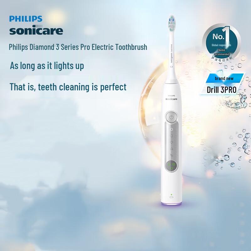

Philips DiamondClean 3 Series Pro Sonic Electric Toothbrush