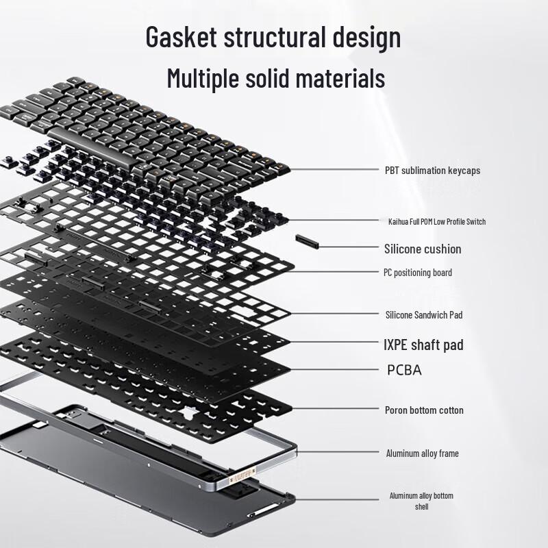LOFREE Flow 100-Key Dual-Mode Low-Profile Mechanical Keyboard