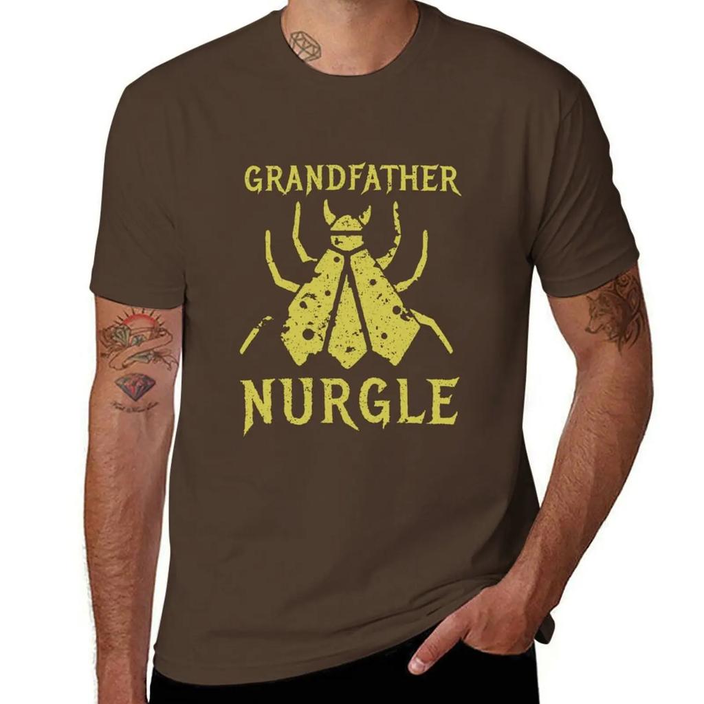 Papa Nurgle Fliege T-Shirt übergroßes Grafik-T-Shirt schlichte Anime-Sachen Vintage-Kleidung T-Shirts für Männer