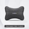 CXVA5 Car Seat Neck Pillow Leather Memory Cotton Headrest For BMW Performance F30 E90 F20 E46 X7 X6 Car Interior Head Support Keychain