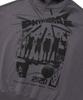 Cartoon Basketball Hoodie Purple Charcoal