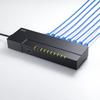 Sanwa Supply Gigabit compatible tap type switching hub ports with (8 magnet) LAN-GIGAT803BK