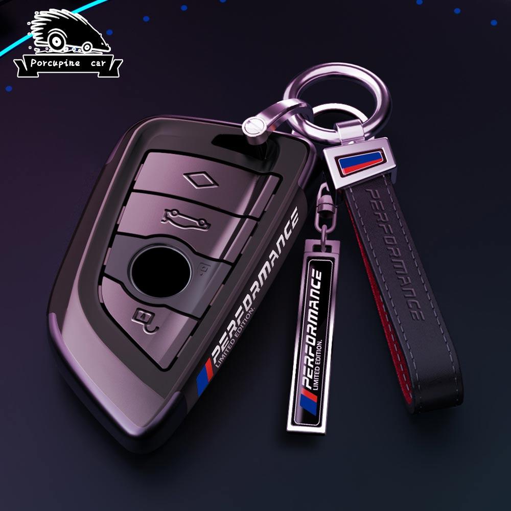 PC Car Key Case Cover Bag For Bmw F20 G20 G30 X1 X3 X4 X5 G05 X6 X7 G11 F15 F16 G01 G02 F48 Accessories Holder Shell Keychain
