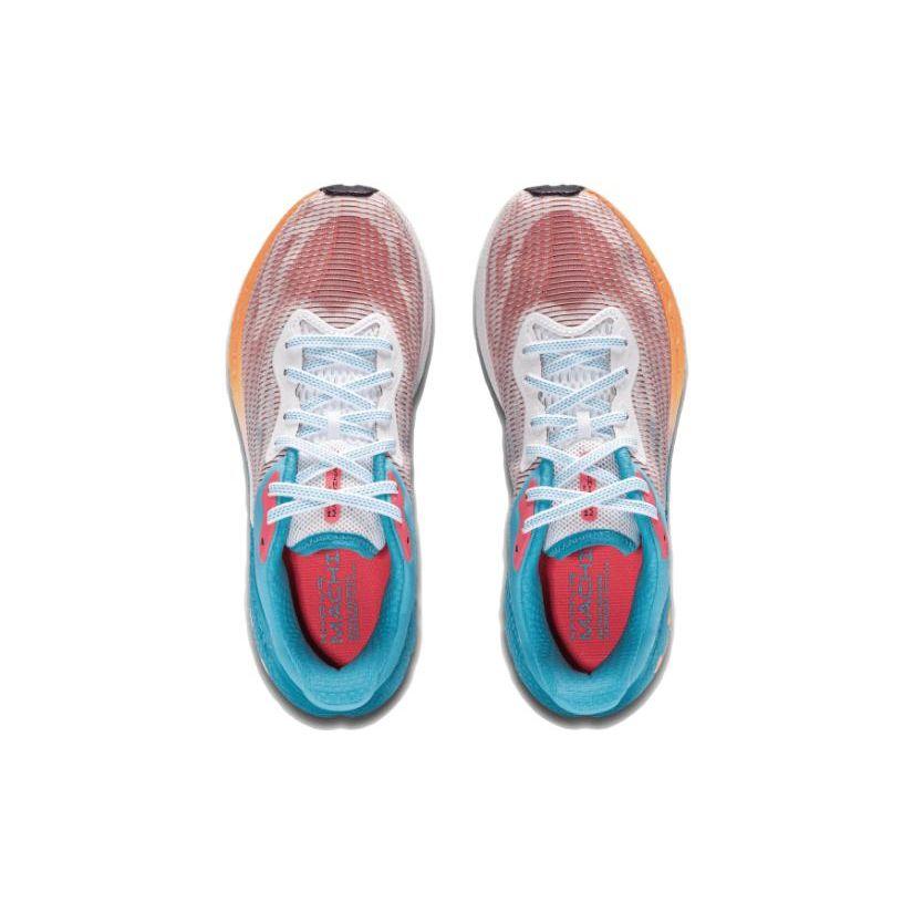 Under Armour Round Toe Lace-Up Low-Top Running Shoes Women sneaker Blue Pink 3026265-301