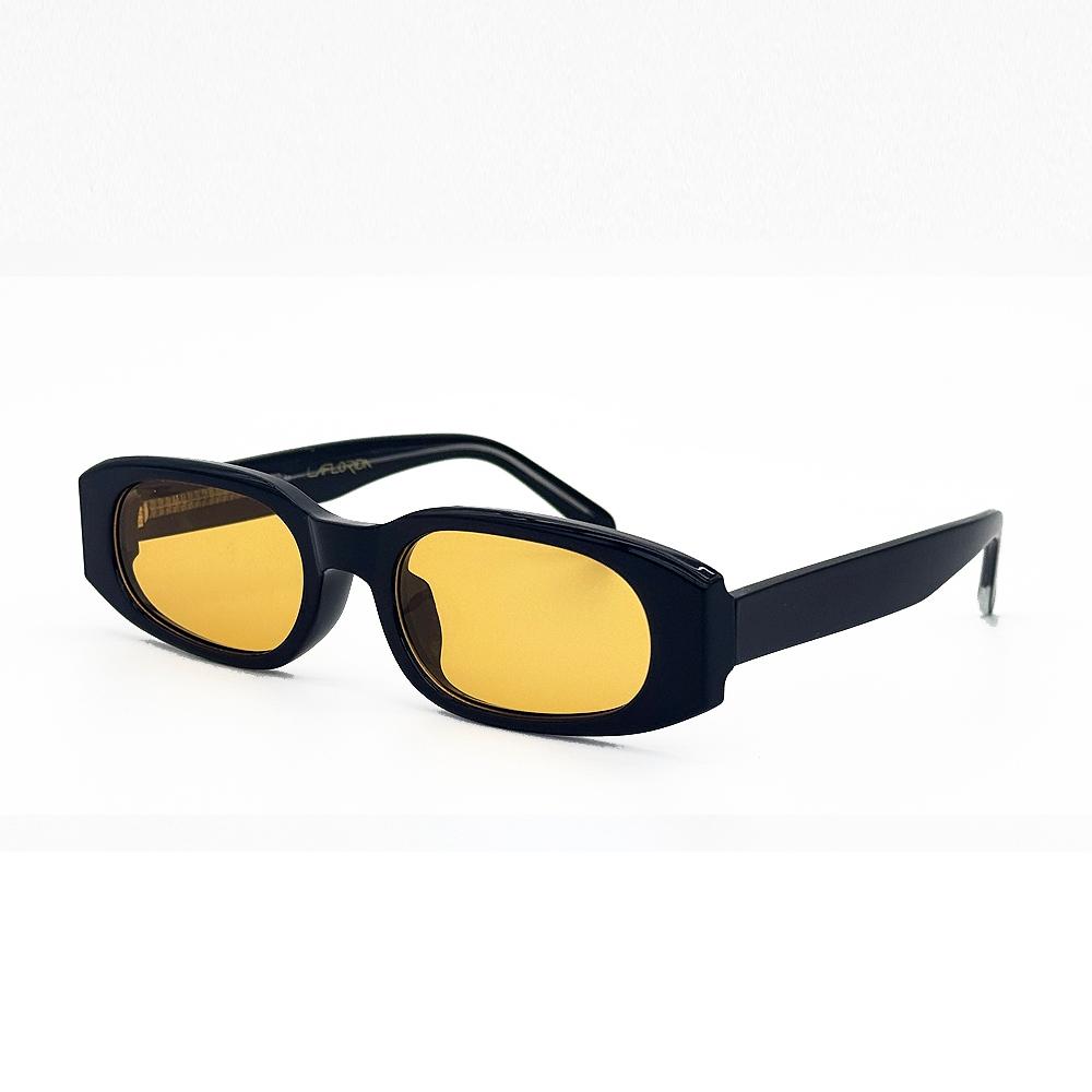 Lapeullolida News Orange Tinted Sunglasses