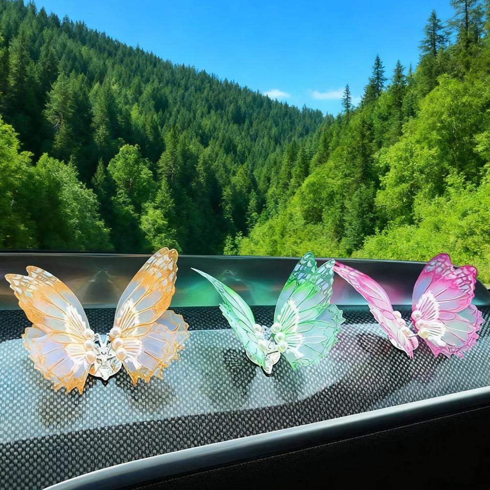 Crerative Moving Butterfly Car Air Outlet Perfume Decoration Clip Car Interior Aromatherapy Fresheners Diffuser Accessory