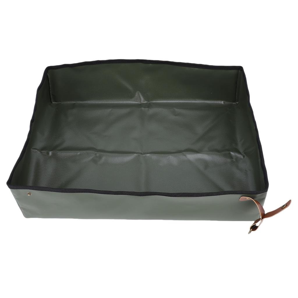 Portable Cat Travel Litter Box Waterproofing Foldable Litter Box Cat Collapsible Toilet for Hotels Camping Outdoor Activities