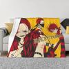 Breathable Soft Flannel Autumn Japanese Harajuku Anime Manga Throw Blanket for Couch Office Bedding Nana Osaki Blankets