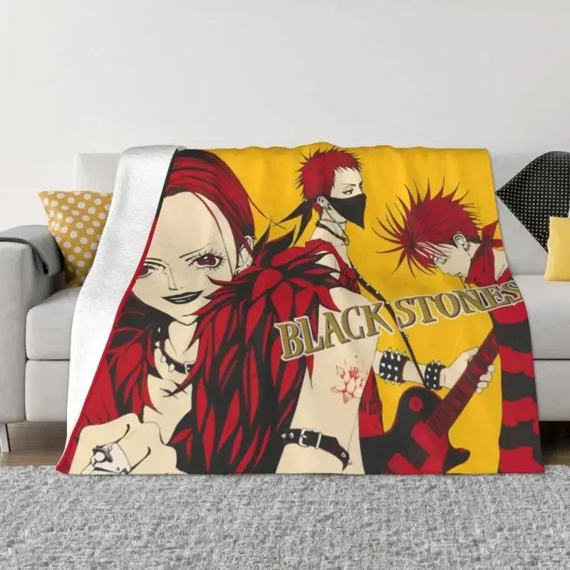 Breathable Soft Flannel Autumn Japanese Harajuku Anime Manga Throw Blanket for Couch Office Bedding Nana Osaki Blankets