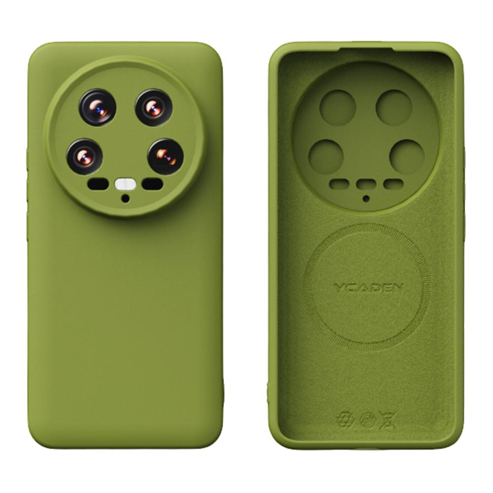 YCADEN For Xiaomi 14 Ultra Case Compatible with MagSafe Precise Cutouts TPU Phone Back Cover