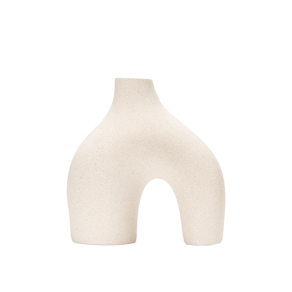 European-Style Plain-Fired Ceramic Vase, High-End Creative Flower Arrangement, Light Luxury Decorative Ornament