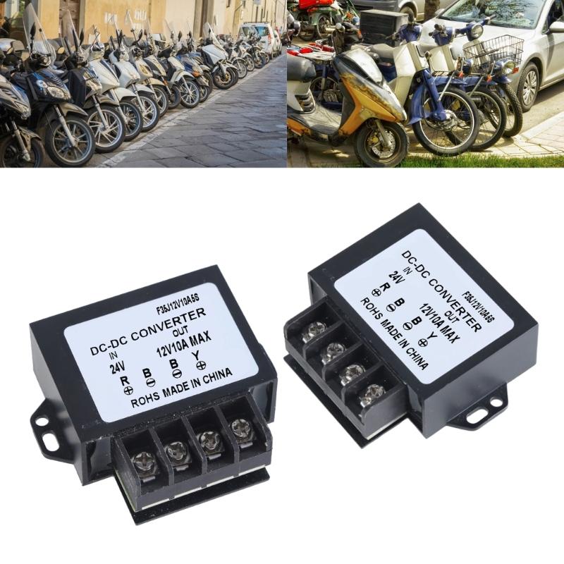 Robuste DC24V auf 12V 10A Abwärtswandler Abwärtsadapter Leistungsreduzierer für LKW-Ausrüstung