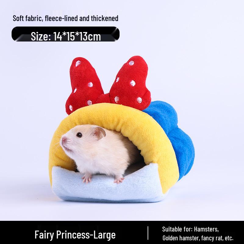 Winter Warm Cotton Nest for Small Pets: Hamsters, Chinchillas, Hedgehogs, Squirrels & Rabbits