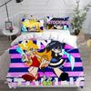 3D Panty & Stocking with Garterbelt Theme Bedding Set Printed Single Comforter Quilt Duvet Cover Pillow Case 3 Pieces Kids Adult