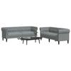 VidaXL Set of 2 Sofas, Sofa Chair with Armrests and Backrest, Living Room Furniture, Modern, 3209200