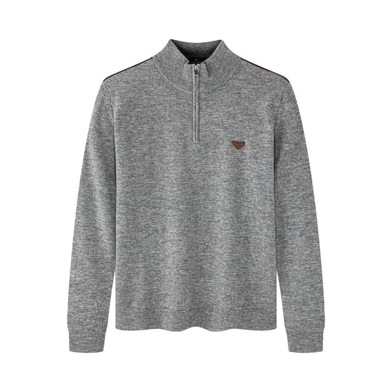 

Septwolves Men s Marled Half-Zip Wool Sweater XL/175