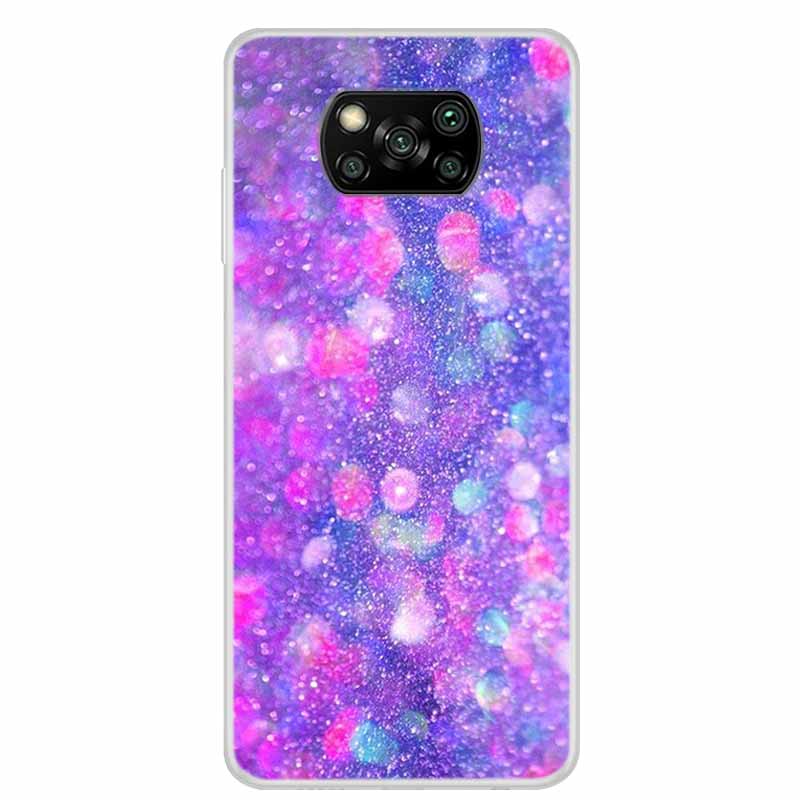 For Poco X3 Pro Case X3 NFC 6.67" Clear Marble Soft TPU Silicone Back Case for Xiaomi Poco X3 NFC Phone Covers Shockproof Fundas