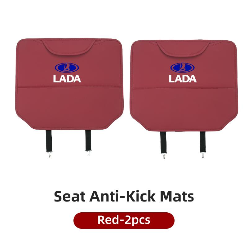Car Seat Anti-Kick Pad Seatback Storage Protector Cover Accessories For Lada Vesta Niva Samara Kalina Largus Priora Xray Granta PP33