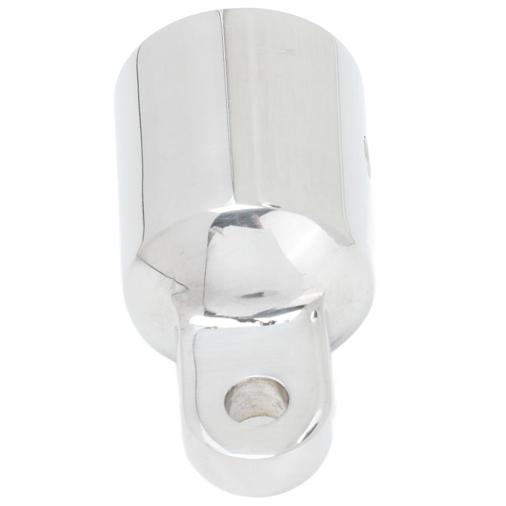 Boat Top Caps Stainless Steel 316 Highly Polished Marine Fittings for Kayak Yacht Canoe25mm(1in)