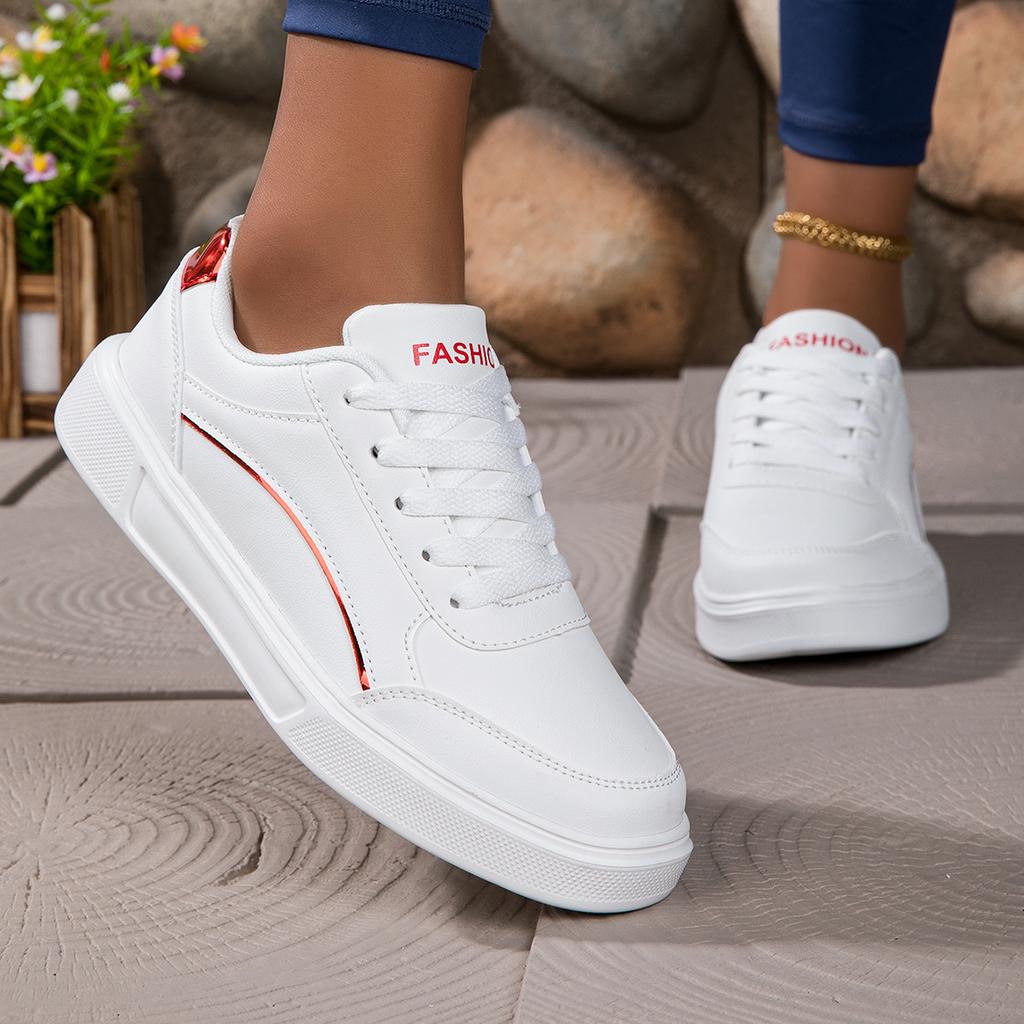Spring and Autumn new student sports flat-soled casual shoes thick-soled heightening board shoes