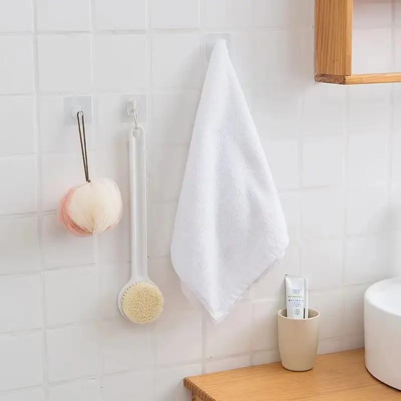 Transparent Wall Hooks Hangers Self Adhesive Door Wall Hangers Hooks Suction Heavy Load Rack For Kitchen Bathroom Accessories
