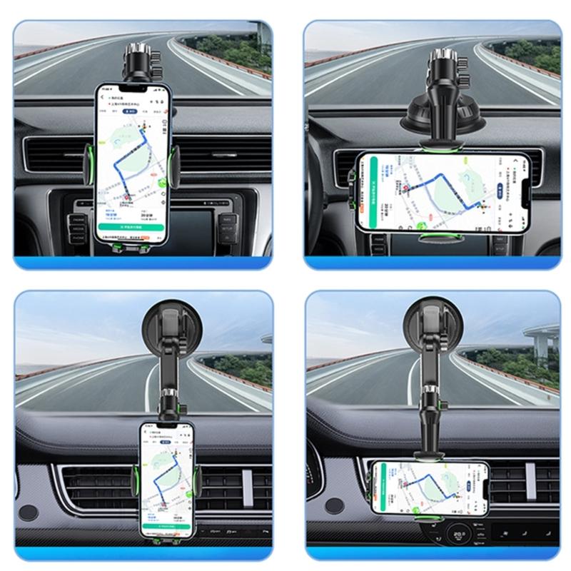 For Car Phone Rack Mount Universal Holder Air Vent Holder Dashboard Windshield Mount Suction Cup Support Handsfree Stand